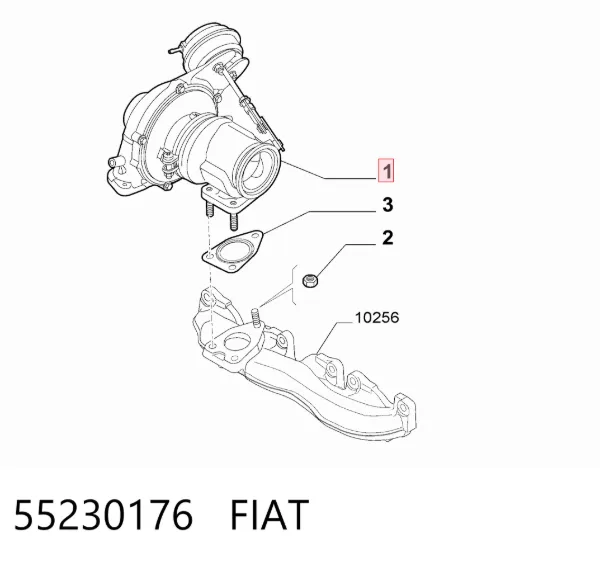 Turbocompresor 55230176 Fiat/Alfa/Lancia