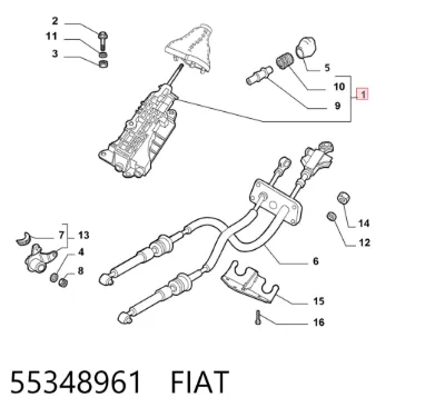 Palanca de cambios FIAT 55348961