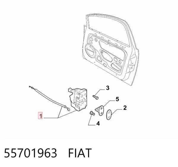 Cerradura 55701963 Fiat/Alfa/Lancia