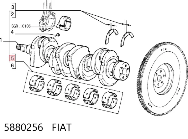  5880256 Fiat/Alfa/Lancia