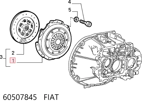 Plato de presión de embrague Alfa Romeo 146 930