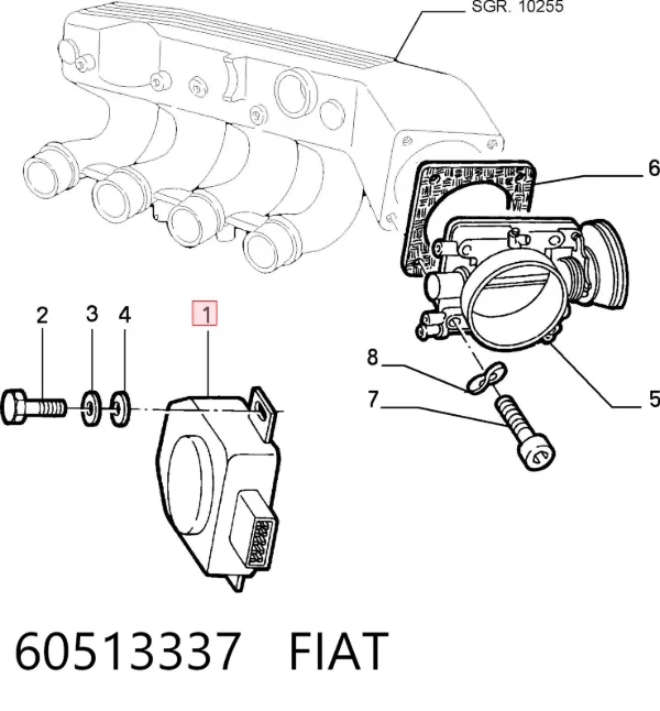 Sensor TPS Ford Escort IV
