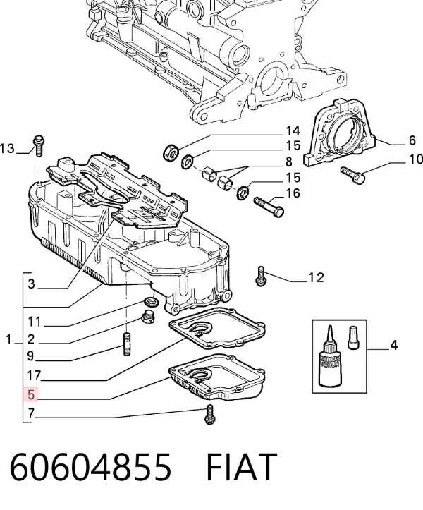  60604855 Fiat/Alfa/Lancia