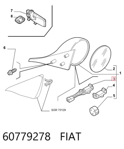 Sensor de temperatura ambiente FIAT 60779278
