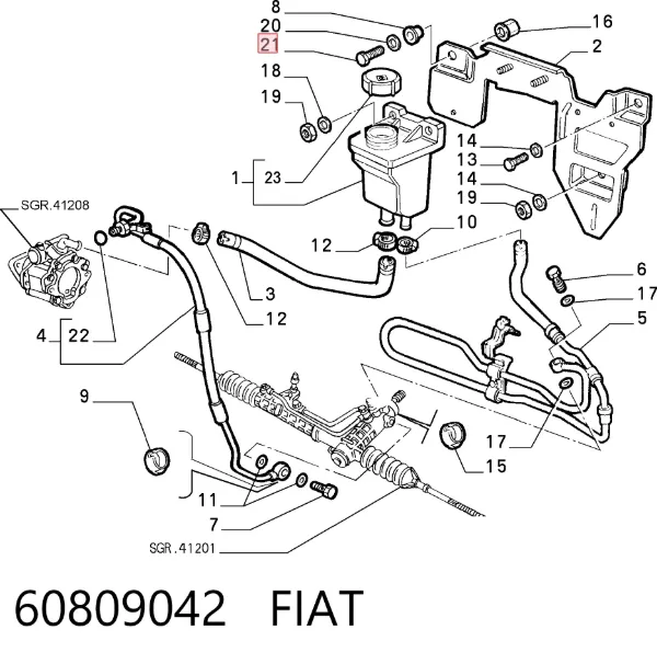  60809042 Fiat/Alfa/Lancia