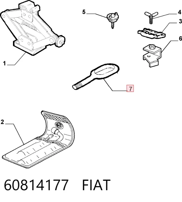 Enganche 60814177 Fiat/Alfa/Lancia