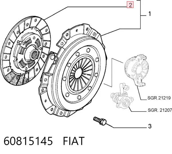 Disco de embrague Alfa Romeo 147 937