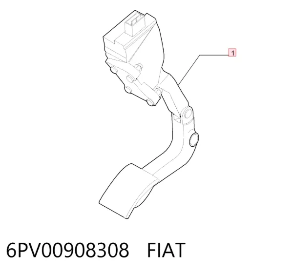 Pedal del acelerador 6PV00908308 Fiat/Alfa/Lancia