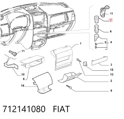 Encendedor de coche FIAT 712141080