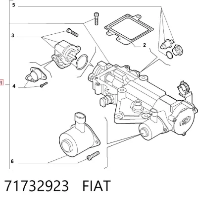Actuador de embrague FIAT 71732923