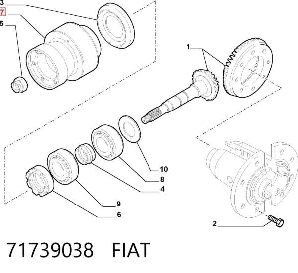  71739038 Fiat/Alfa/Lancia