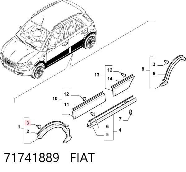  71741889 Fiat/Alfa/Lancia