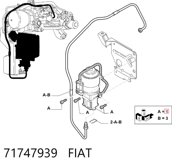 Bomba De Aceite Transmision 71747939 Fiat/Alfa/Lancia
