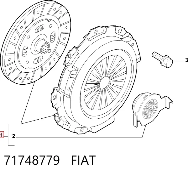 Embrague 71748779 Fiat/Alfa/Lancia