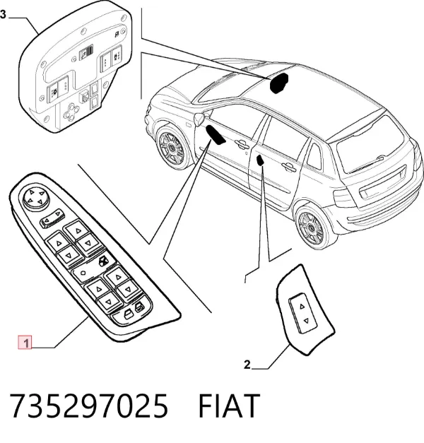 735297025 Fiat/Alfa/Lancia