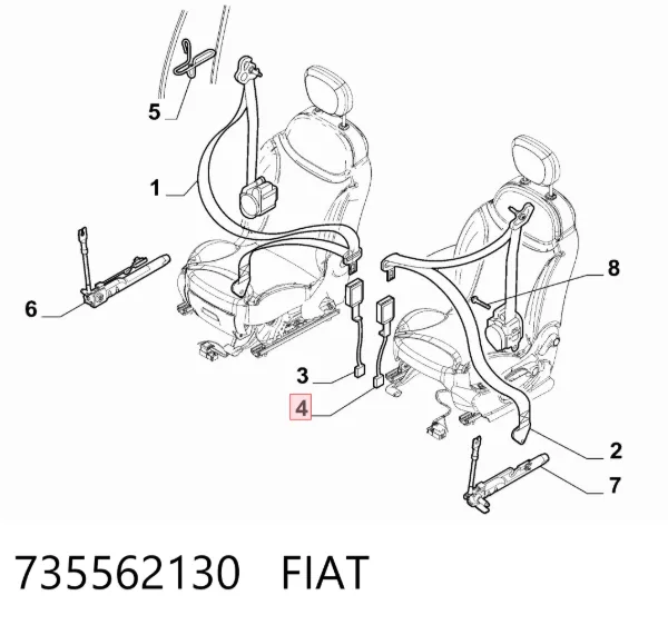  735562130 Fiat/Alfa/Lancia