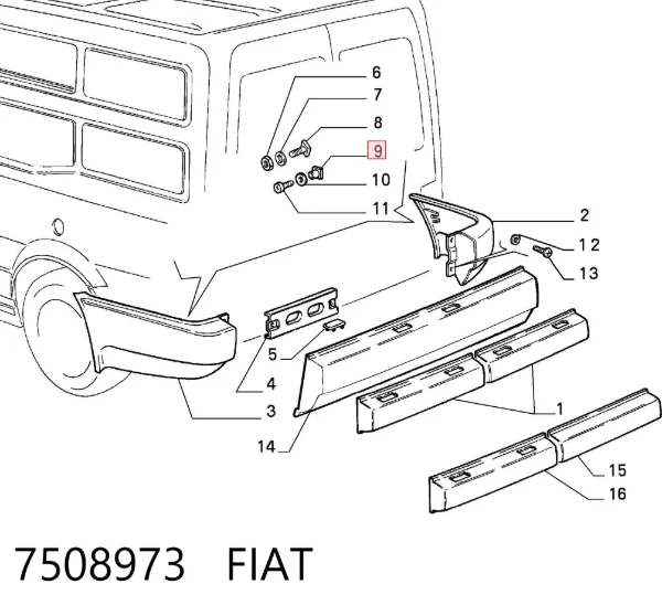  7508973 Fiat/Alfa/Lancia