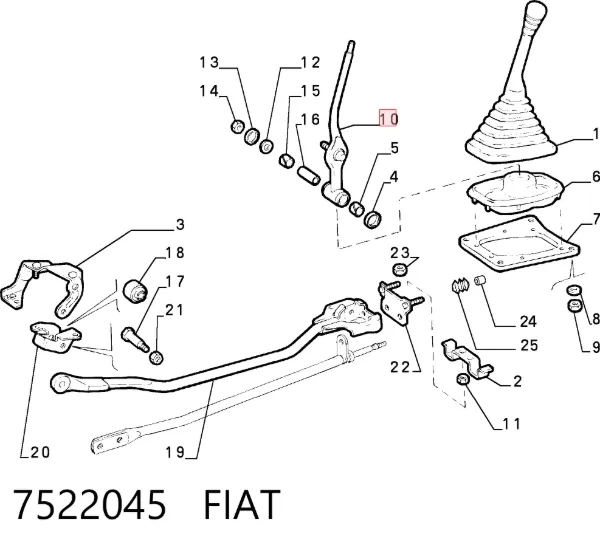 Pomo 7522045 Fiat/Alfa/Lancia