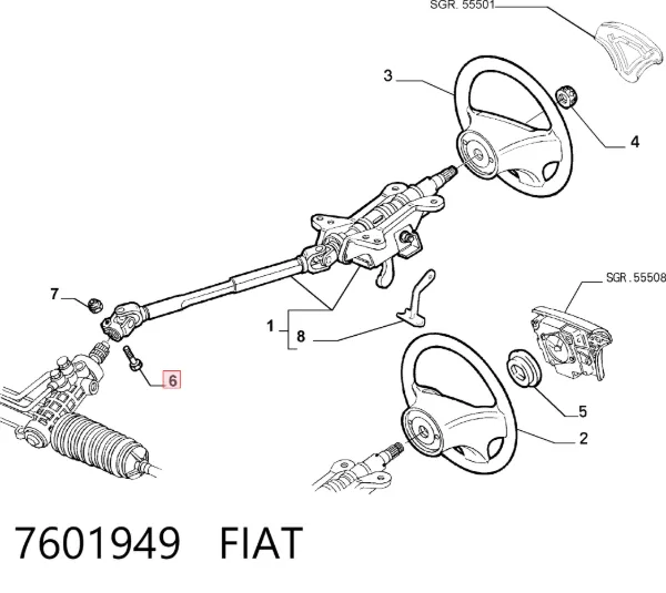  7601949 Fiat/Alfa/Lancia