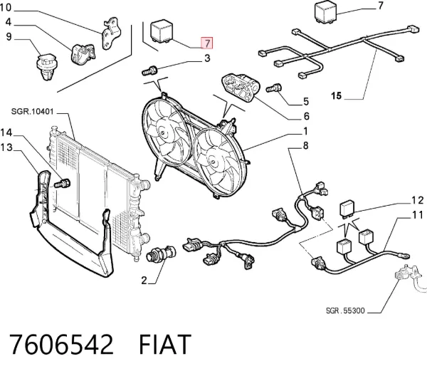  7606542 Fiat/Alfa/Lancia