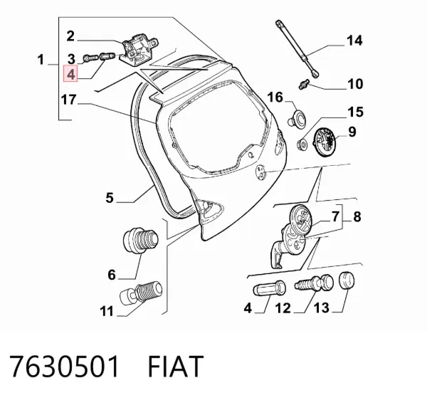  7630501 Fiat/Alfa/Lancia