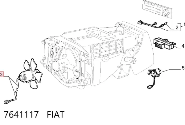Ventilador habitáculo Fiat Uno 146A