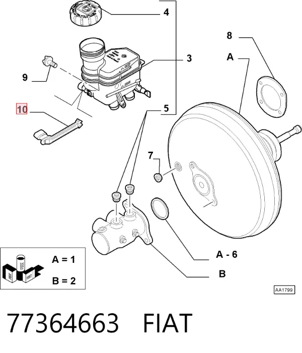  77364663 Fiat/Alfa/Lancia