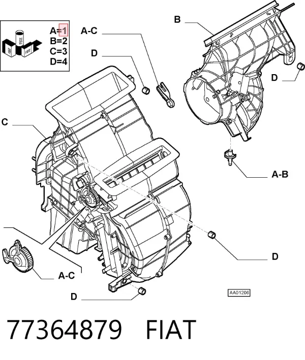  77364879 Fiat/Alfa/Lancia