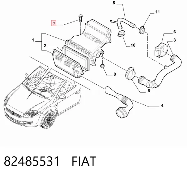  82485531 Fiat/Alfa/Lancia