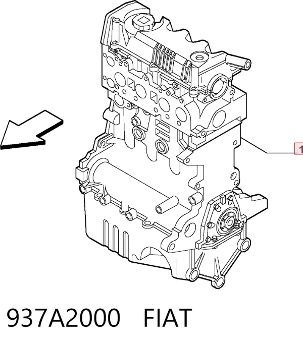 Motor completo 937A2000 Fiat/Alfa/Lancia