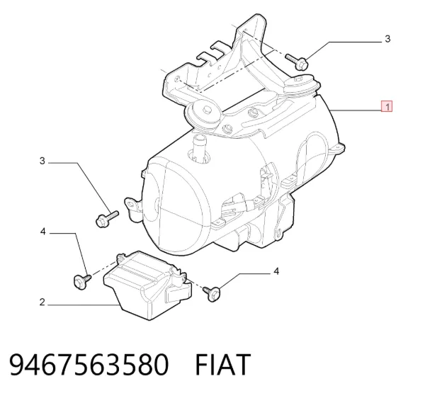 Bomba de dirección 9467563580 Fiat/Alfa/Lancia