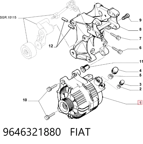 Comprar 9646321880 Peugeot/Citroen Dynamo