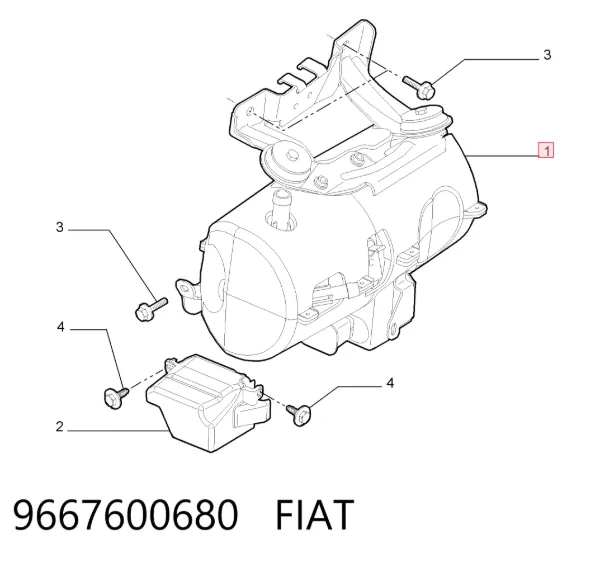 Bomba de dirección 9667600680 Fiat/Alfa/Lancia