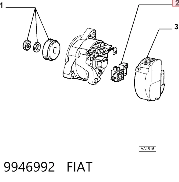 Regulador 9946992 Fiat/Alfa/Lancia