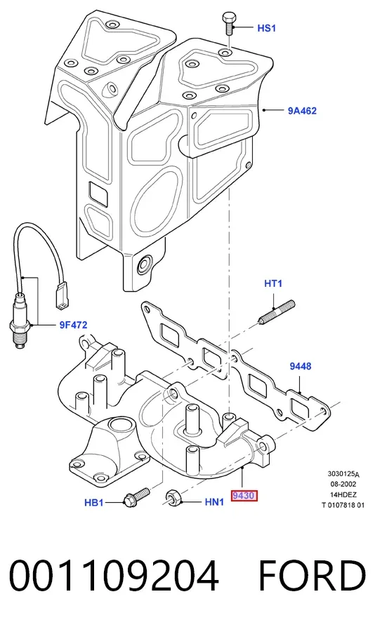 Motor de arranque 001109204 Ford