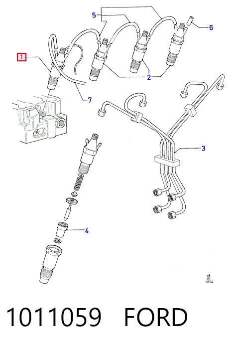 Inyector Opel Frontera A