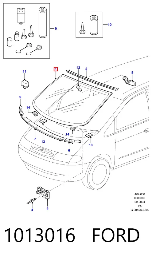 Parabrisas 1013016 Ford