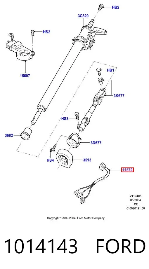 Conmutador de arranque Ford Ka RBT