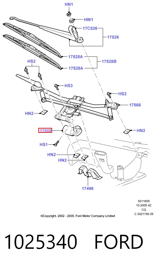 Motor limpiaparabrisas Ford Ka RBT