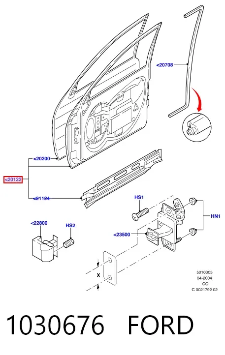 Puerta delantera izquierda Ford Ka RBT