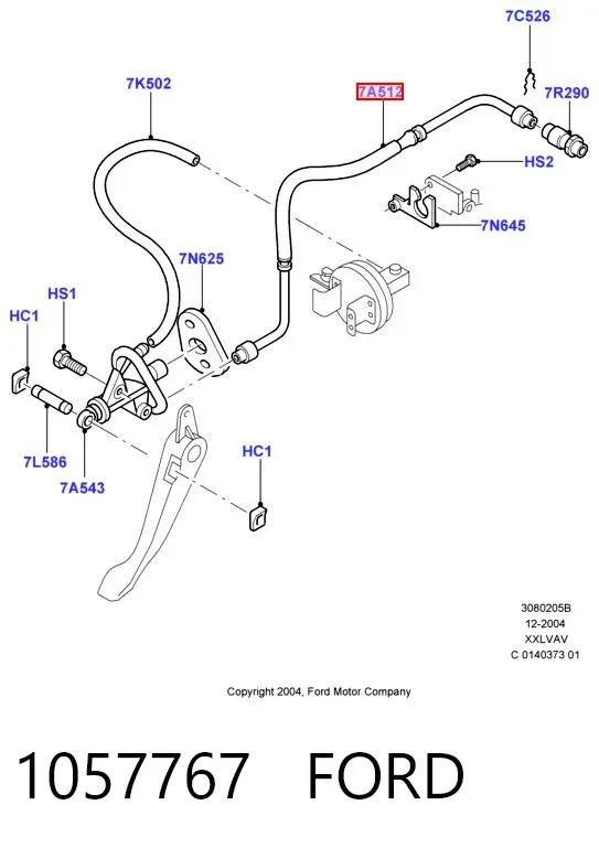Latiguillo de embrague Ford Ka RBT