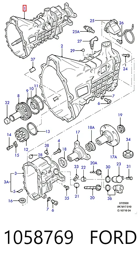 Caja de cambios Ford Transit IV