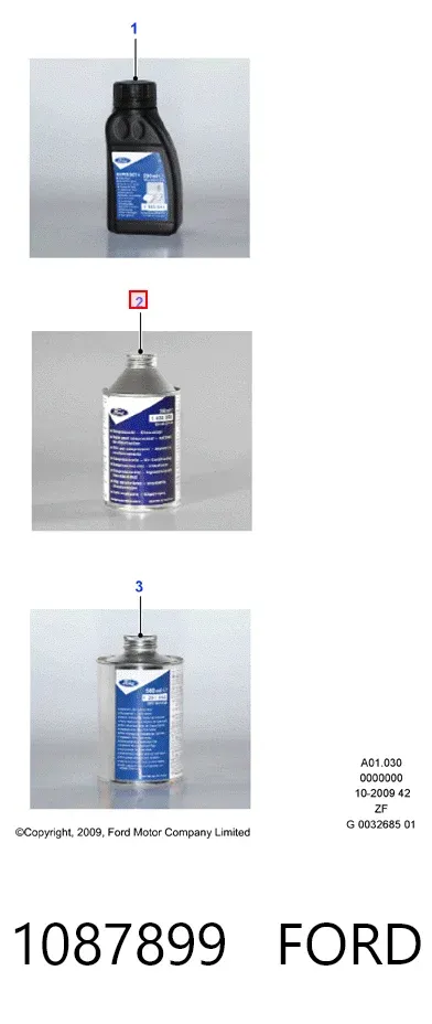 Aceite para compresor 1087899 Ford