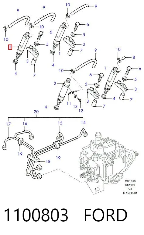 Inyector Audi A6 C5