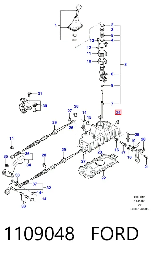 Motor de arranque 1109048 Ford