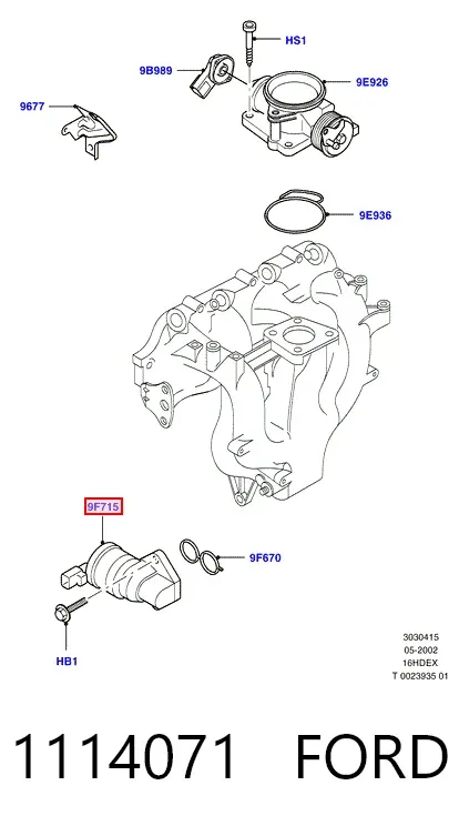 Válvula IAC 1114071 Ford