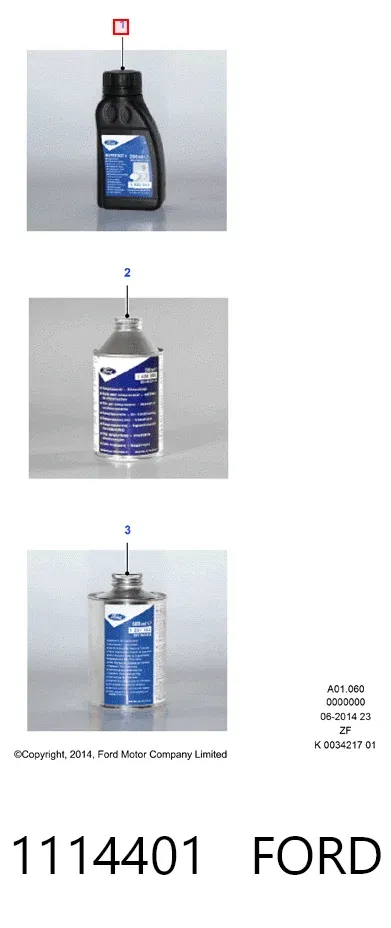 Liquido de frenos 1114401 Ford