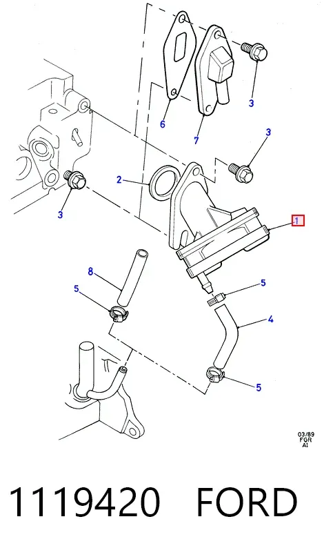 Bomba de vacío 1119420 Ford