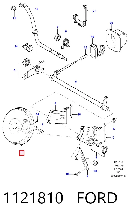 Servofreno Ford Mondeo III