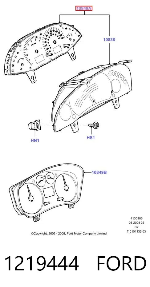 Cuadro instrumentos 1219444 Ford